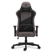 sense7 spellcaster senshi edition silla gaming de tela ergonomico soporte lumbar gris
