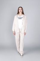 sudadera oversize con aplicacion de pedreria oat