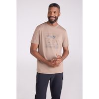 mountain warehouse camiseta camping sketch para hombre