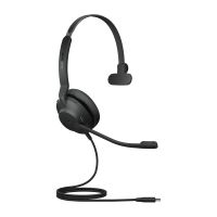 jabra evolve 2 30 auriculares diadema usb-c para oficinacentro de llamadas negros
