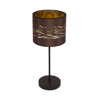 sobremesa niebla 1xe14 marronmarron-oro 43x17x17 cm