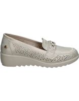 mocasines con cuna amarpies atl30118 en color plata 37