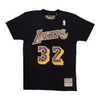 camiseta magic johnson lakers mitchell  ness nn negra