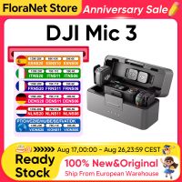 microfono inalambrico original dji mic 3 de doble banda con antiinterferencias control automatico de ganancia 28 horas de duracion de la bateria y carga rapida