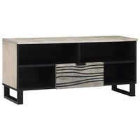 unidades de tv 100 x 33 x 46 cm blanco madera de ingenieria vidaxl