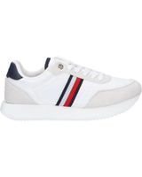 de tommy hilfiger fw0fw07831 essential runner global stripes ybs white