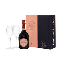 laurent-perrier cuvee rose brut estuche   2 copas  francia champagne 75 cl 120