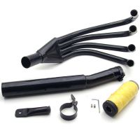 sistema de escape suzuki gsx 750 s katana marving 4-1 racing