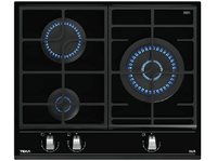 placa de gas - teka gzc 63310 xbb 3 zonas gas butano exactflame 60 cm negro