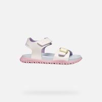 geox sandal fusbetto junior blancomulticolor