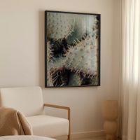 cuadro pinchos marco negro 30x40 cm