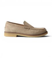 boss para hombre 50568752 mocasines de piel kope beige medio 41 plano ninguno casual