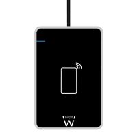 ewent ew1053 lector de tarjetas inteligentes y de identificacion sin contacto nfc usb 20 negro