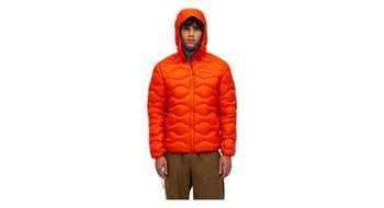 Chaqueta con capucha peak performance helium down orange  hombre