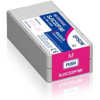cartucho de tinta epson sjic22pm magenta pigmentada para tm-c3500