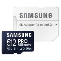 samsung pro ultimate 512gb microsdxc uhs-i u3 a2 v30  adaptador sd