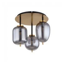 plafon de techo blacky 3 luces