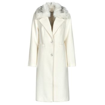 Guess Abrigo KAROLE FUR COLLAR para mujer