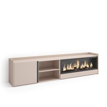 Mueble Tv, Televisión, Muebles De Salón, Almacenaje, 212x50x35 Cm, Para Tv Hasta 80