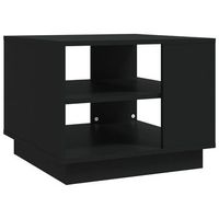 mesa de centro madera de ingenieria negra 55x55x43 cm vidaxl