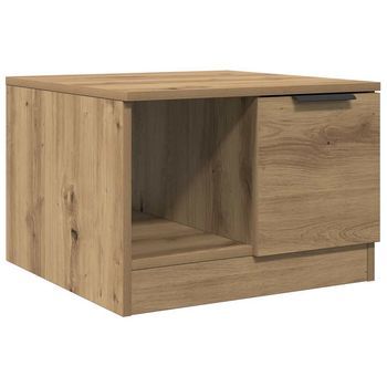 Mesa De Centro，mesa Auxiliar，mesita De Centro Madera De Ingeniería Roble Artisan 50x50x36 Cm