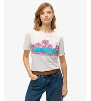superdry para mujer w1011710a camiseta outdoor stripe relaxed blanco s casual algodon manga corta