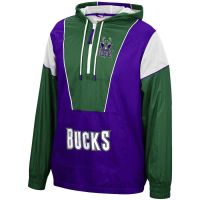 chaqueta windbreaker milwaukee bucks mitchell and ness highlight reel