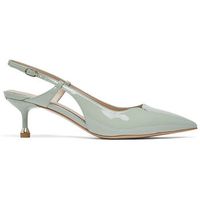 liu jo zapatos de tacon zapatos destalonados en charol para mujer