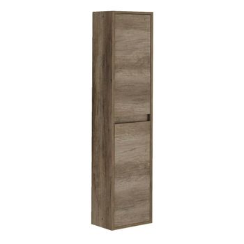 Columna de baño con 2 puertas y 2 estantes nordik