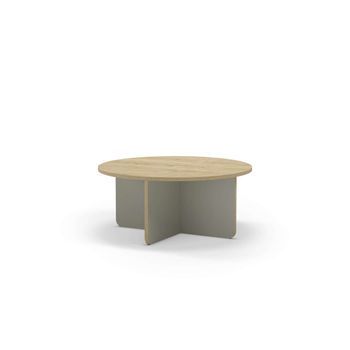 Mesa De Centro Redonda Modelo Noe Diseño Moderno Y Funcional