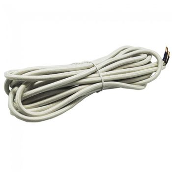 Cable textil marfil