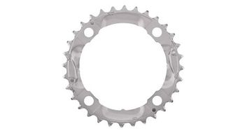 Plato intermedio shimano deore para platos y bielas fc m532 3x9s plata