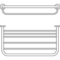 toallero ideal standard iom 570 mm cromado a9106aa