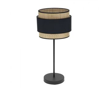 Lampara sobremesa metal color negro serie kandy 30cm