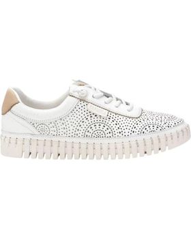 de CARMELA ZAPATILLA CARMELA 162327 BLANCA CON SUELA DENTADA BLANCO
