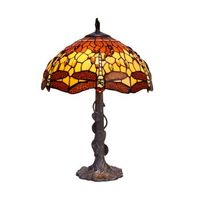 sobremesa mayor base de   tiffany d 40cm serie belle amber