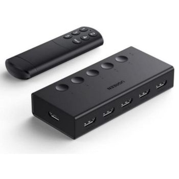 Conmutador HDMI Ugreen 90512 5 entradas 1 salida HDMI 2.0