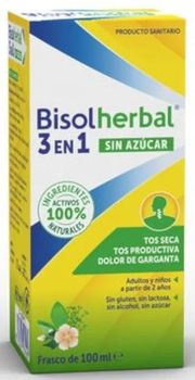 Bisolherbal Jarabe Tos 2 en 1 Sin azúcar 100 ml