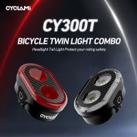 cyclami cy300t bicicleta inteligente deteccion de freno luz trasera delantera impermeable mtb luces de bicicleta de carretera accesorios de ciclismo