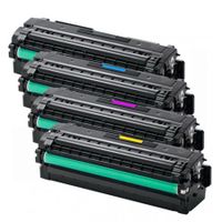 compatible multipack samsung sl-c2620dw printer toner cartridges 4 pack -clt-k505l