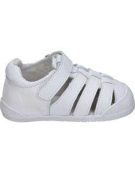Sandalias Para Niño Plana Ñakos 7032 En Blanco 19