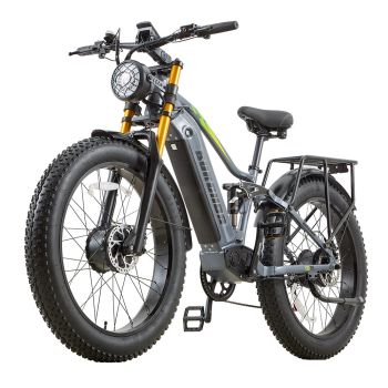 [EU DIRECT] BURCHDA RX80 Bicicleta eléctrica 48V 20Ah Batería 750W*2 Motores duales Velocidad máxima recomendada 25 KM/H
