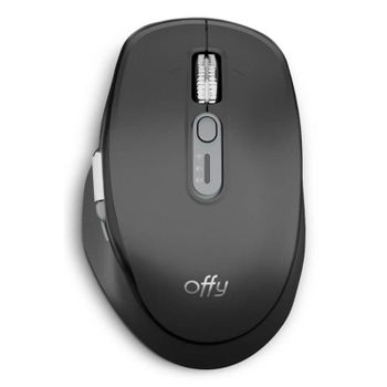 Ratón Offy AXIO Mano derecha RF Wireless Bluetooth USB-C 4800 DPI Negro