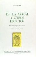 de la moral y otros escritos