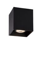 foco de techo de aluminio 1xgu10 mr16 negro