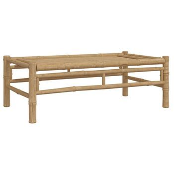 Mesa De Café - Mesa De Centro De Jardín Bambú 100x55x33 Cm