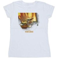 disney camiseta manga larga the mandalorian para mujer