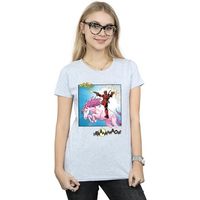 marvel camiseta hey you para mujer