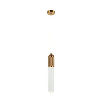 Lámpara de techo metal y vidrio  41 cm