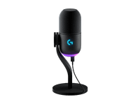 microfono - logitech g yeti gx para gaming usb rgb lightsync bloqueo de ruido ambiental supercardioide personalizable pc-mac negro